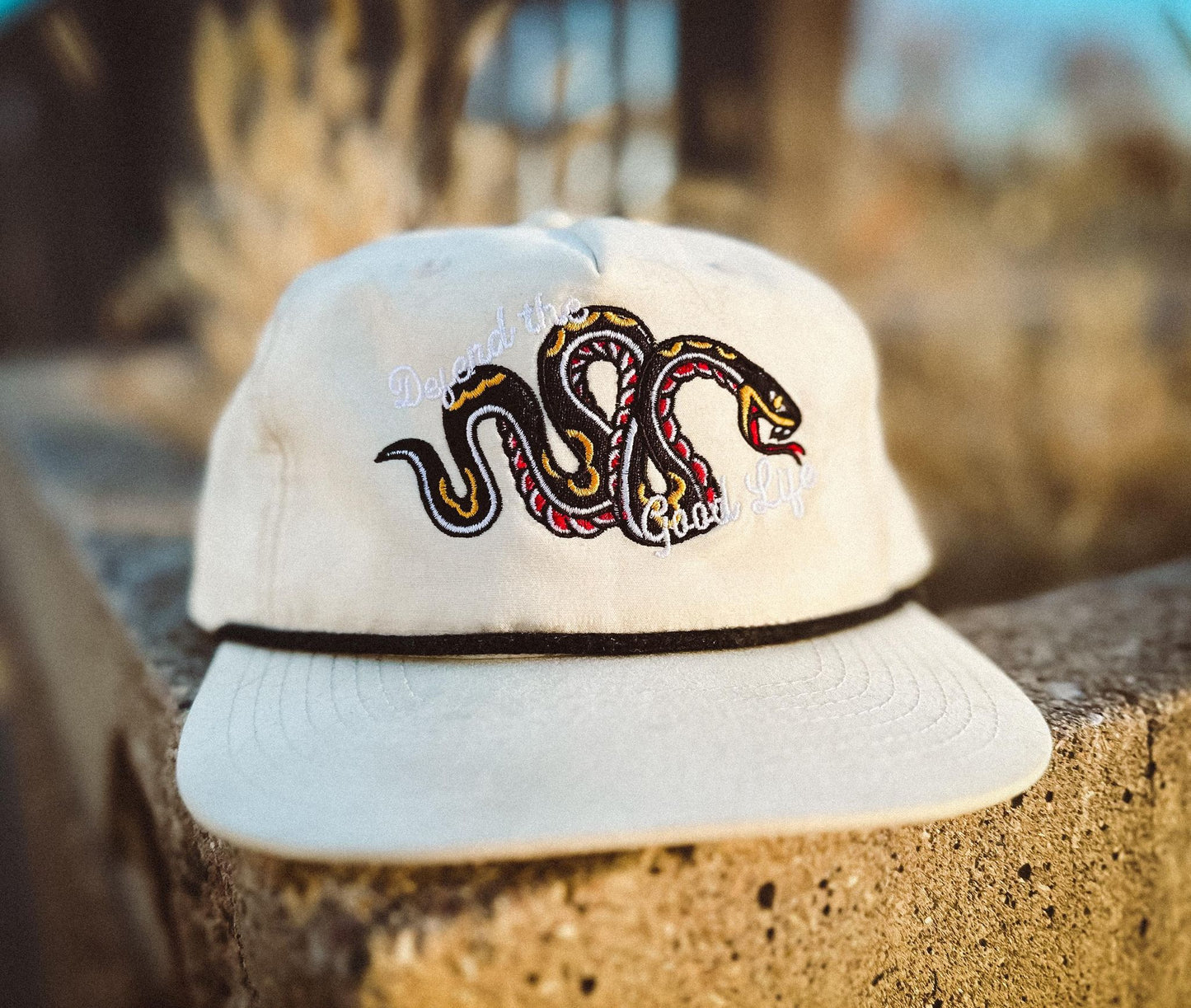 Defend the Good Life Snake - Rope Hat