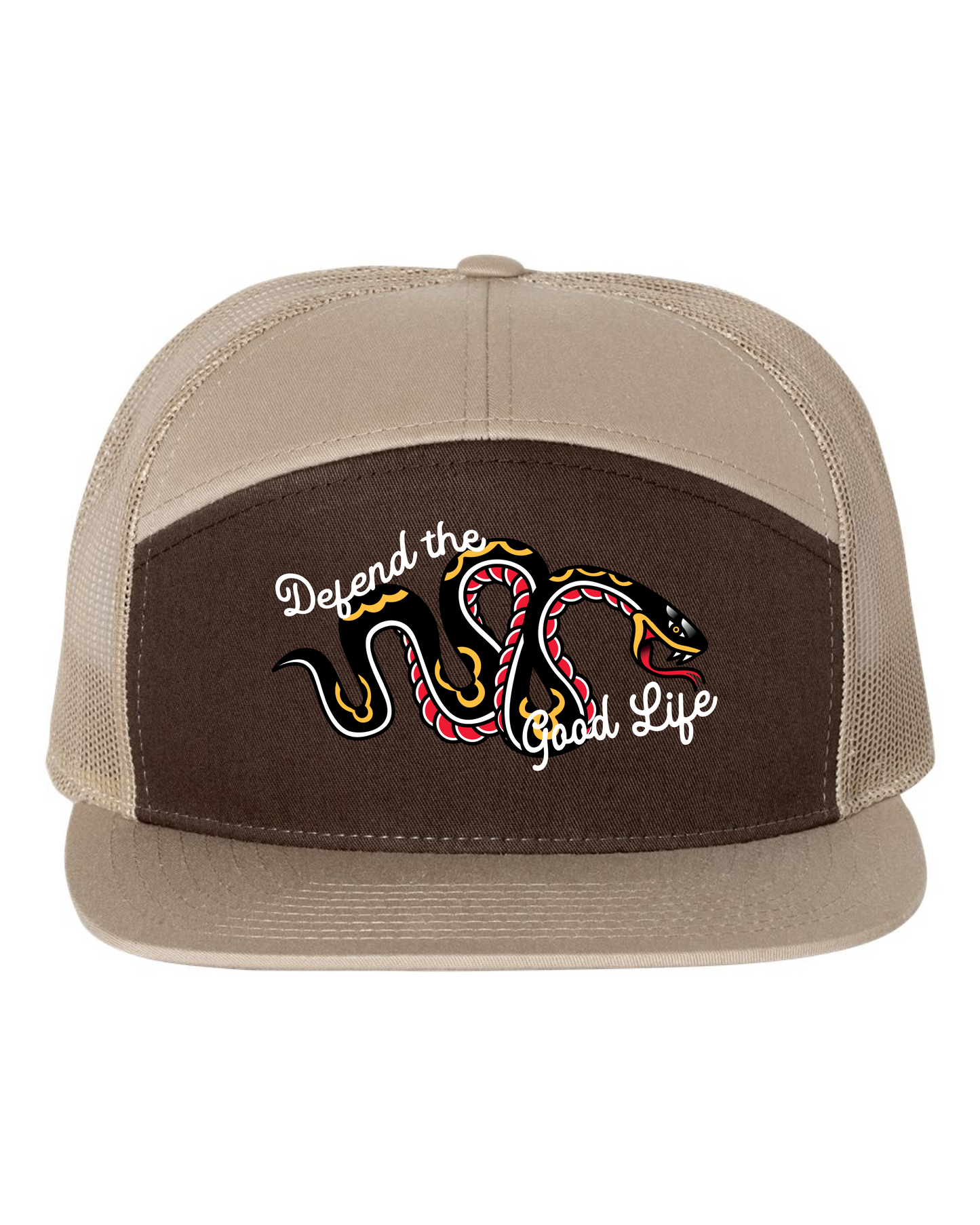 Defend the Good Life Snake - Trucker Hat